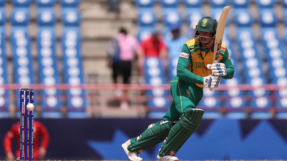 Quinton de Kock's international return marred with just one run and shocking Namibia defeat