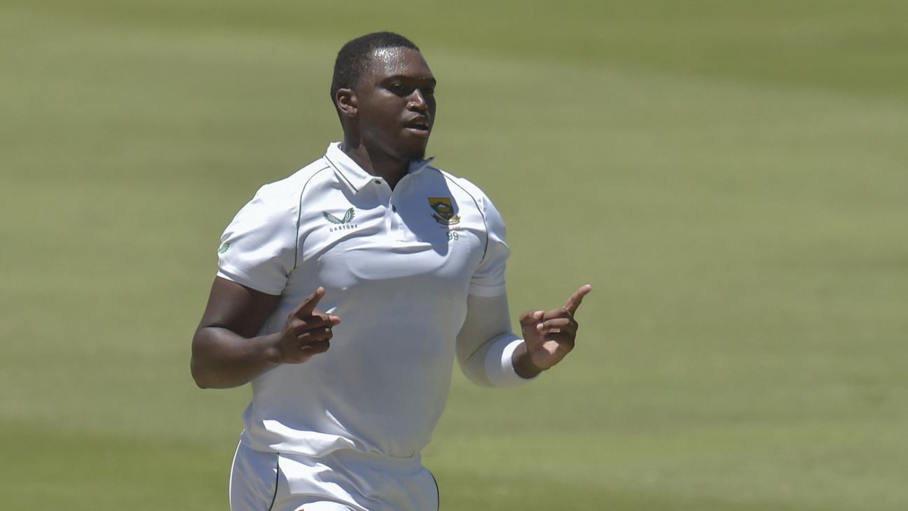Lungi Ngidi added to South Africa squad for second Test against India in Guwahati
